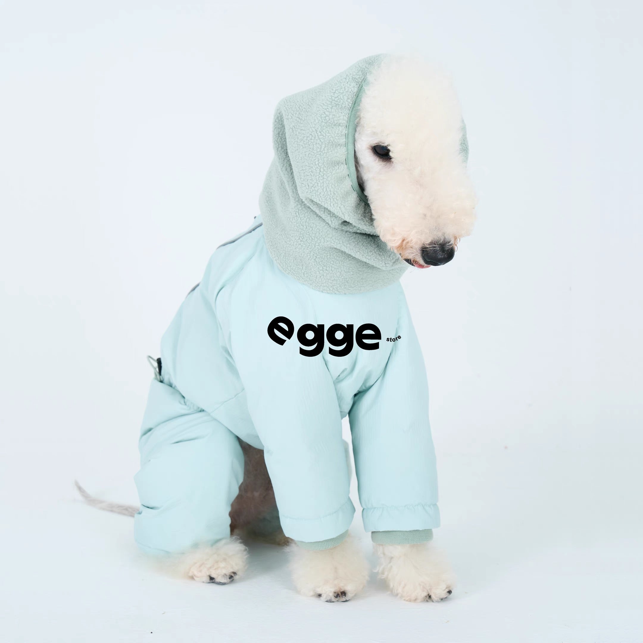 Cozy Down Puffy Jacket for Bedlingtons Greyhounds & Whippets
