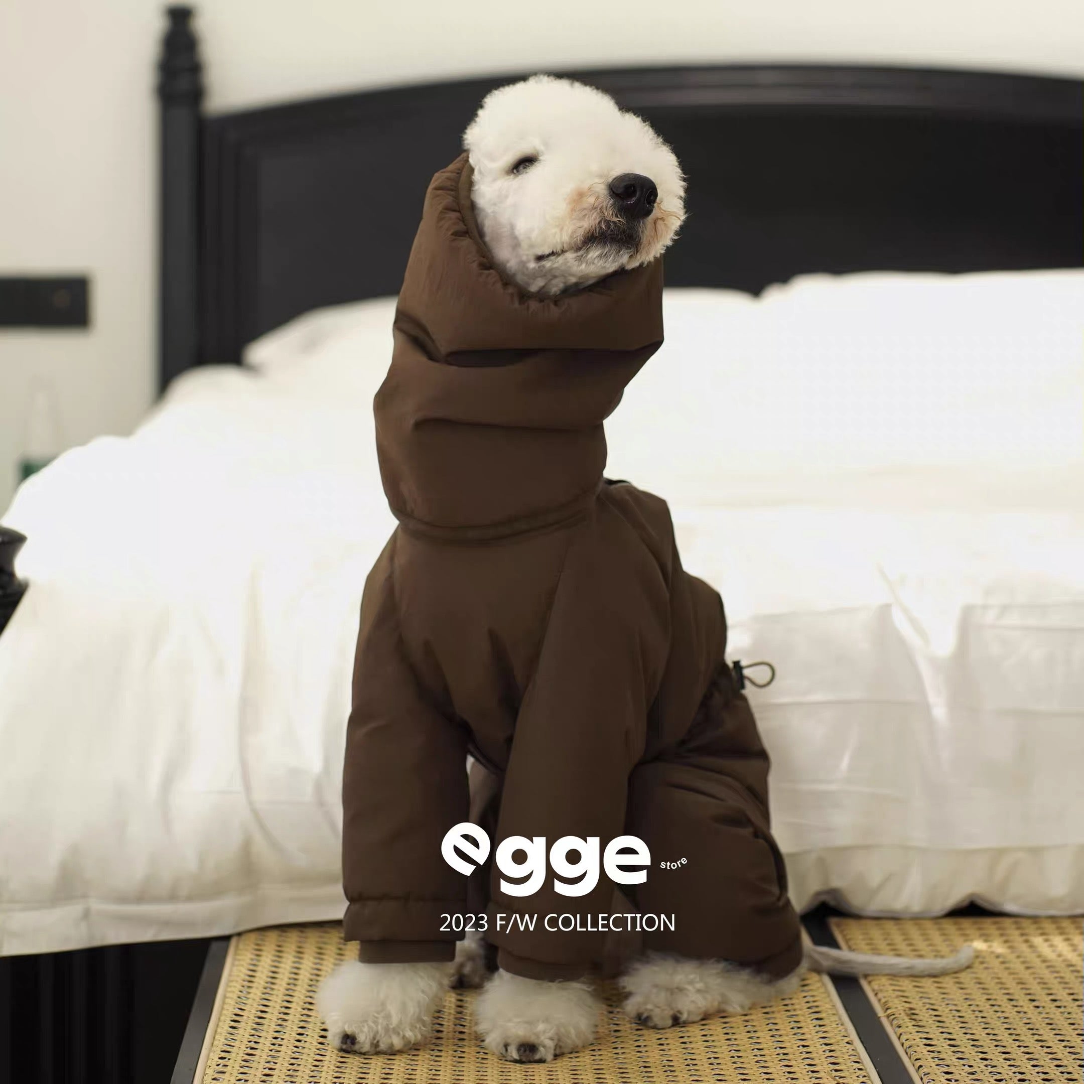 Cozy Down Puffy Jacket for Bedlingtons Greyhounds & Whippets