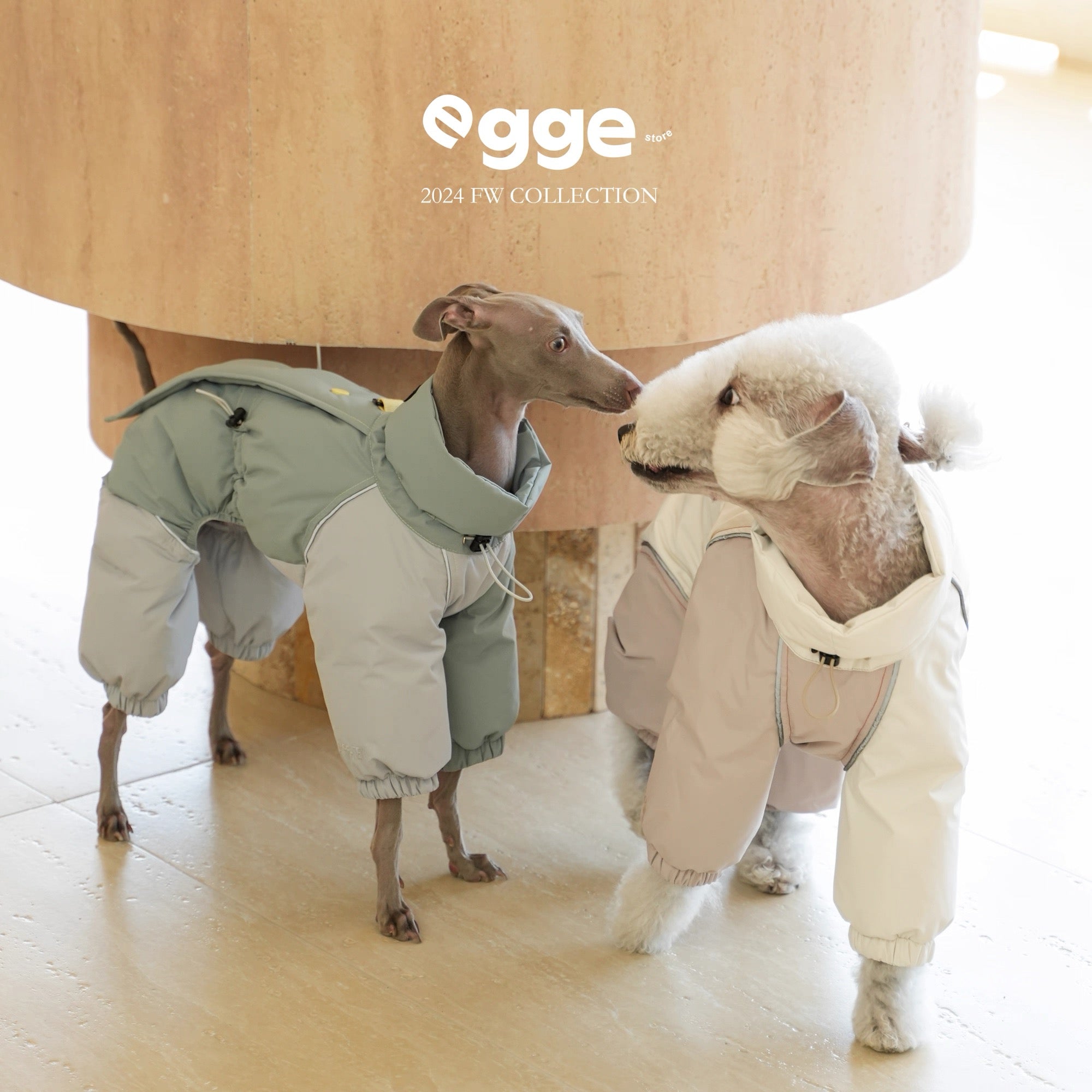 Gore-Tex Winter Waterproof Puffy Down Jacket for Bedlingtons Greyhounds & Whippets