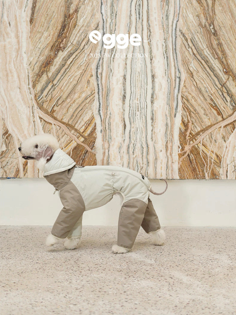 Light Warm Cotton-Padded Stylish Jacket with All-legs covered for Italian Greyhound Bedlingtons & Whippets