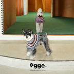 Nordic+Bohemian Style Knitted Bandana for All Breeds