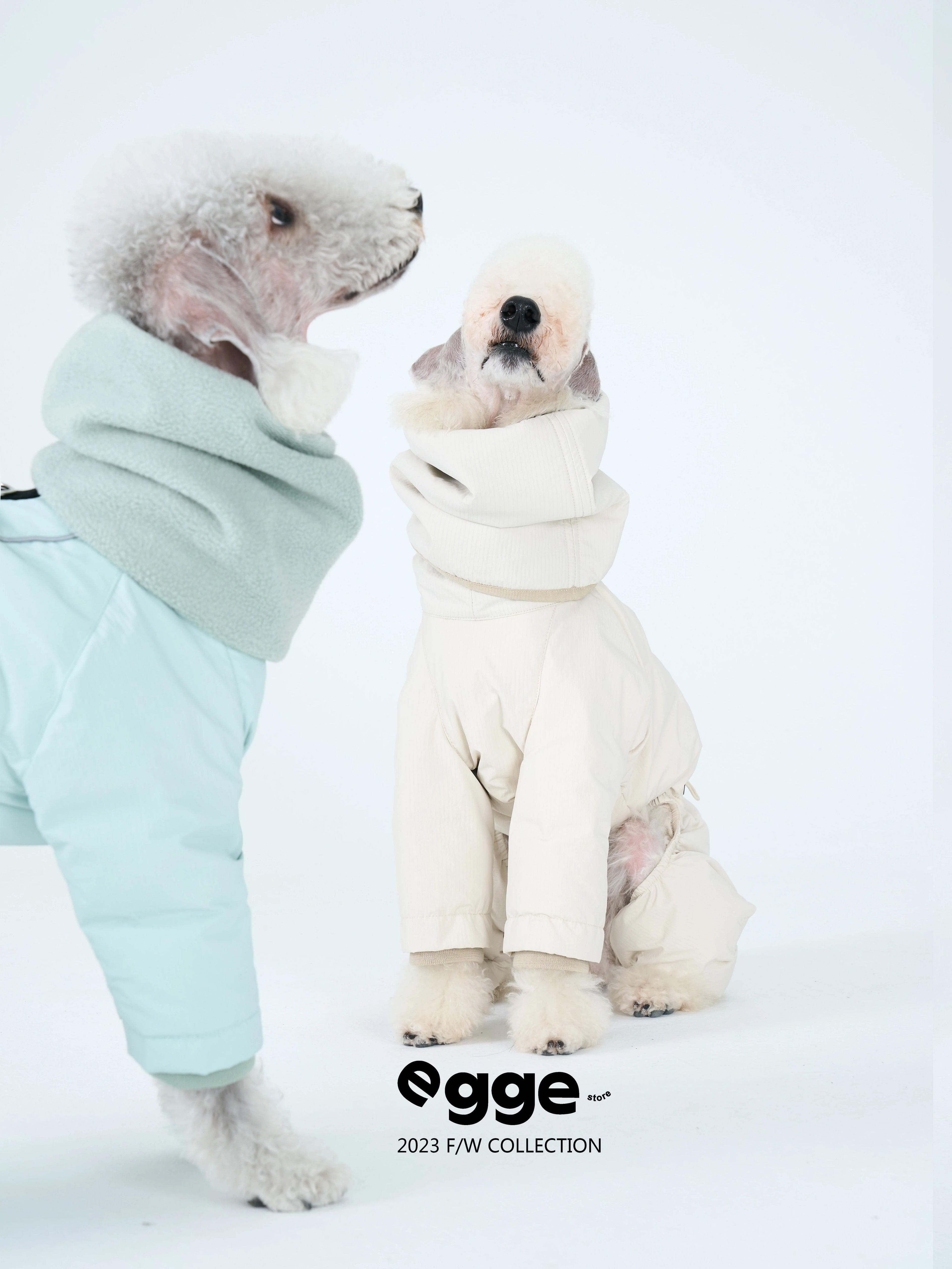 Cozy Down Puffy Jacket for Bedlingtons Greyhounds & Whippets