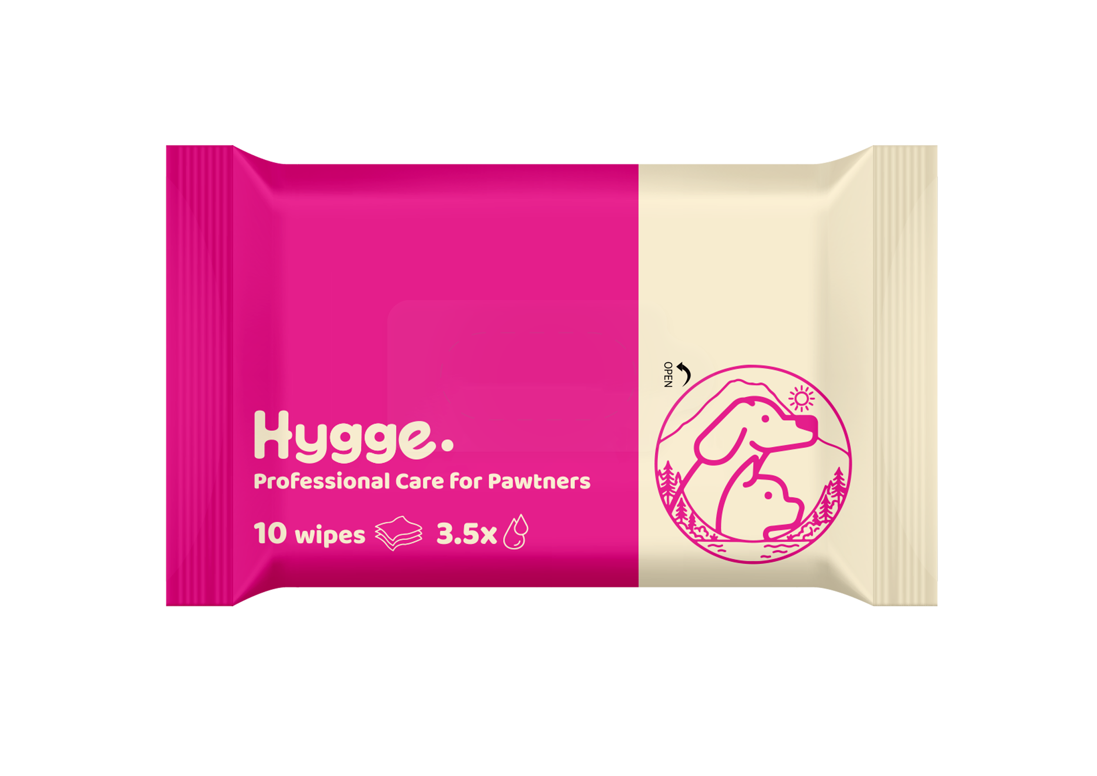 Unscented pocket size dog wipes 10 count, slim travel pack for on the go